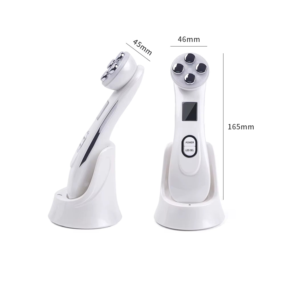 Face Lifting Machine EMS Micro-Current Facial Skin Firm Massager LED Photon Rejuvenation Beauty Device